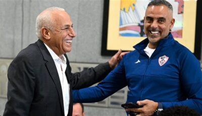 حسين لبيب يشكر لاعبي الزمالك بعد التأهل إلى نهائي الكونفدرالية